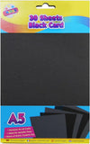 30 Sheets A5 Black Activity Card
