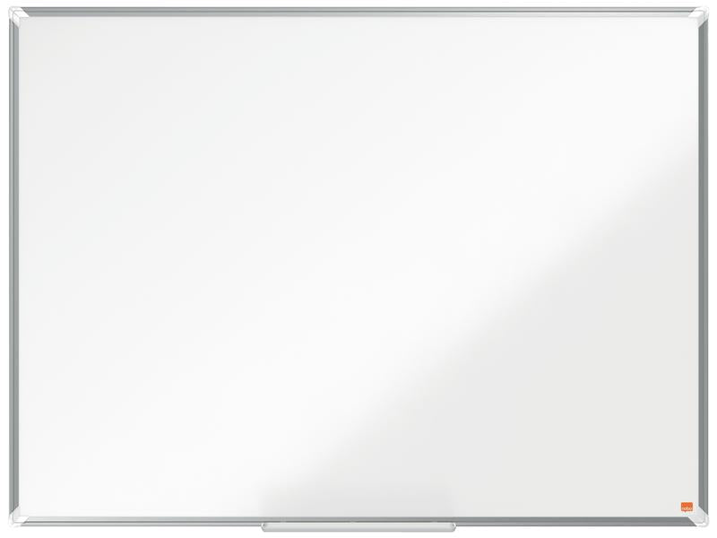 Nobo Premium Plus Magnetic Enamel Whiteboard Aluminium Frame 1200x900mm 1915145