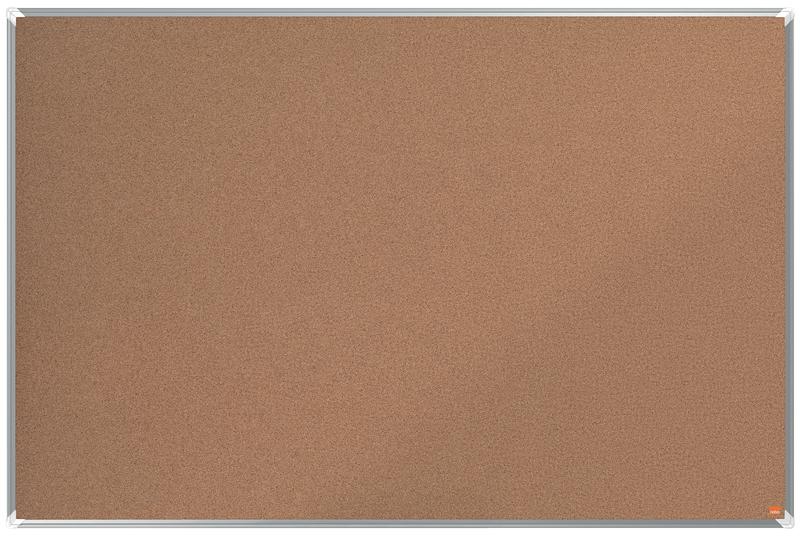 Nobo Premium Plus Cork Noticeboard Aluminium Frame 1500x1000mm 1915182