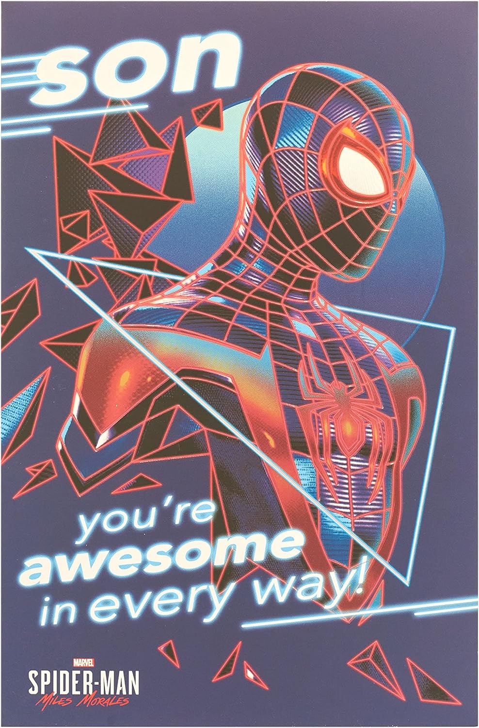 Marvel Spiderman Son Birthday Card
