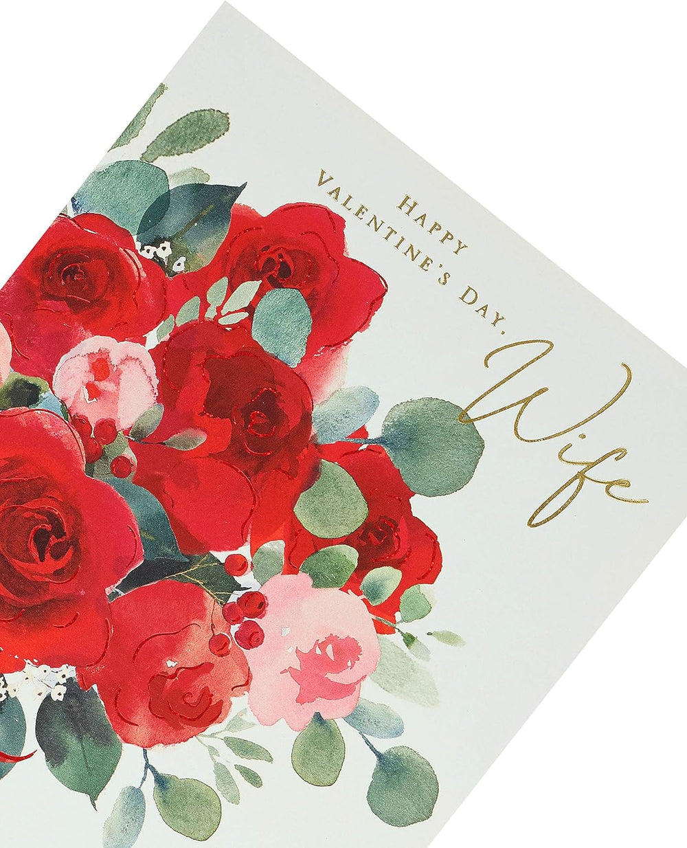 Romantic Card for Wife Valentine's Day Card