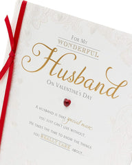 Lovely Words Husband Valentine's Day Card