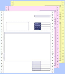 Sage Compatible 3 Part Continuous Invoice White/Pink/Yellow (Pack 750) SE03
