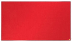 Nobo Impression Pro Widescreen Red Felt Noticeboard Aluminium Frame 1220x690mm 1915421