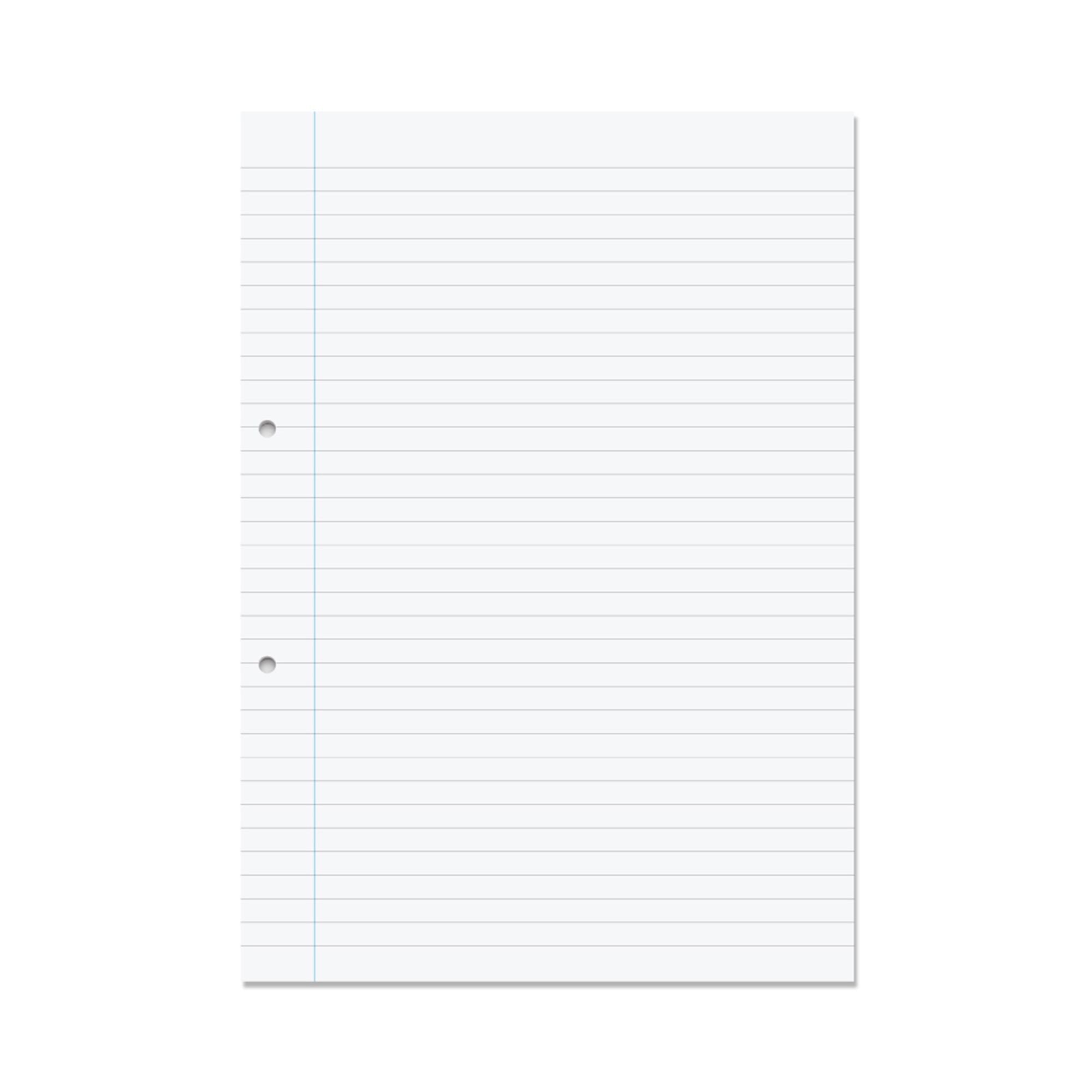 Rhino File Paper A4 F8M Ruling 500 Loose Leafs Per Ream F8M (Pack 5)