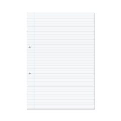 Rhino File Paper A4 F8M Ruling 500 Loose Leafs Per Ream F8M (Pack 5)