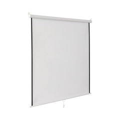 Bi-Office Wall Projection Screen 1800x1800mm Black Border White Housing