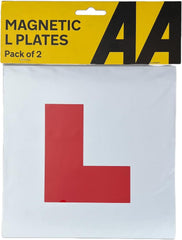 AA Magnetic L Plate, White, Pack of 2