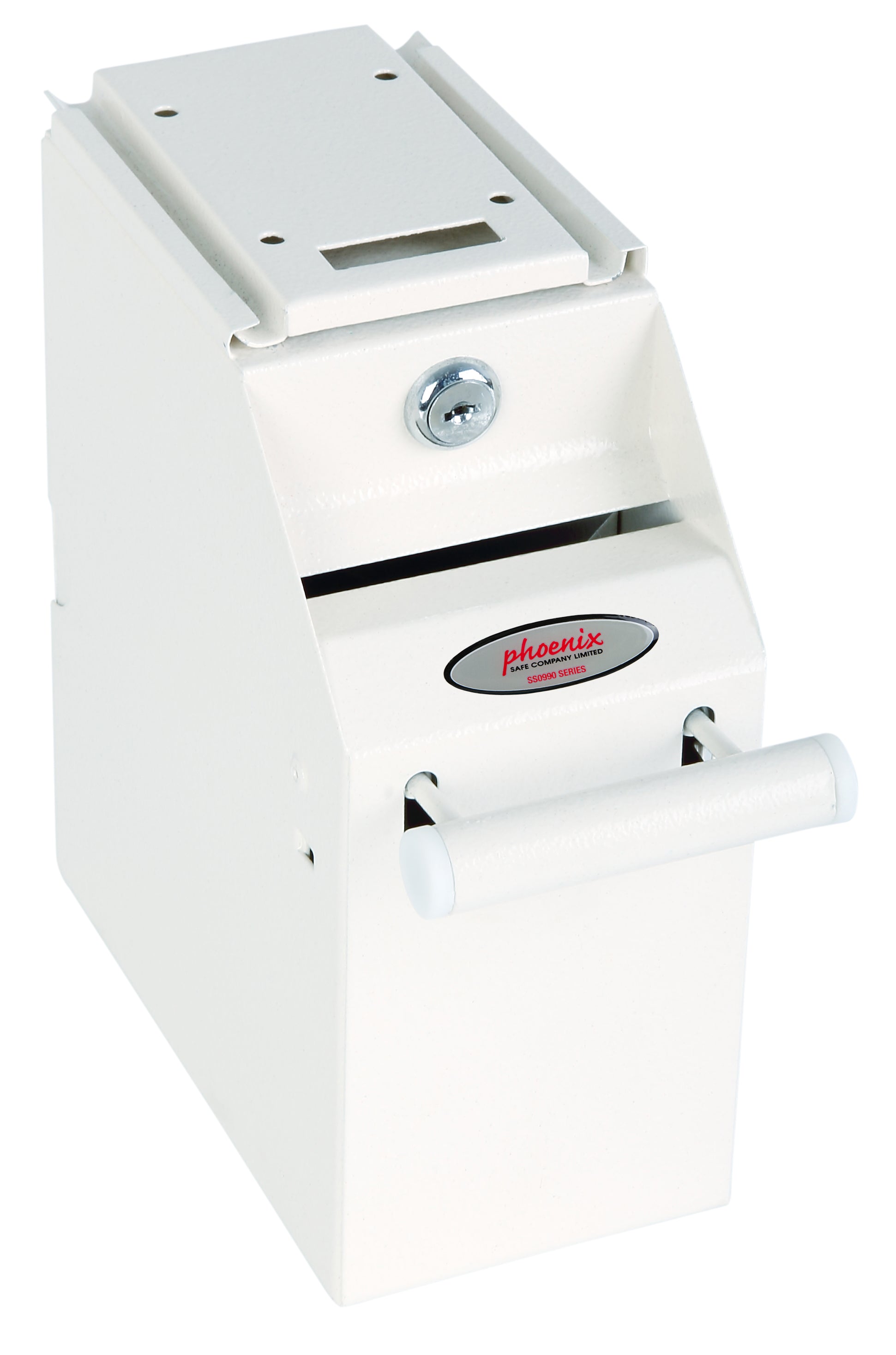 Phoenix Under Counter Note Deposit Safe Key Lock White SS0991KD DD