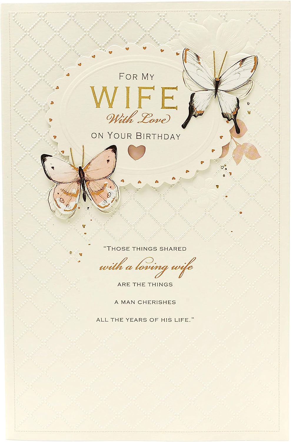 Loving Wife Heartfelt Birthday Card