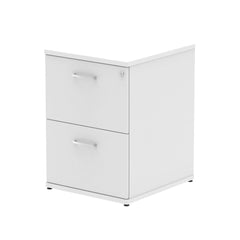 Impulse 2 Drawer Filing Cabinet White I000192 DD