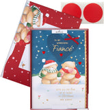 Hallmark Boxed Christmas Card for Fiancé – Forever Friends Winter Love Design