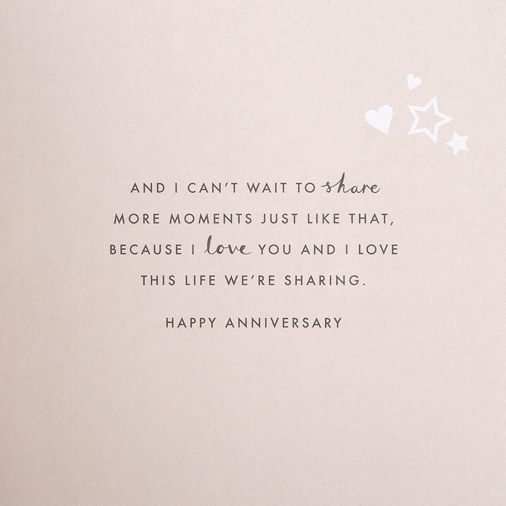 Intricate Laser-cut Design Husband Wedding Anniversary Card