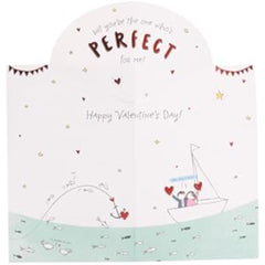 Valentine's Day Card for Fiancé - Cute Sketch Design, Romantic Greeting