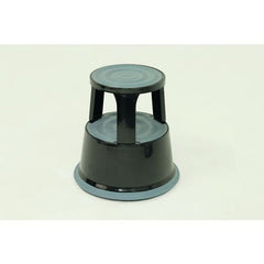 Slingsby Steel Kick Step Stool 150Kg Capacity Black - 392473 DD
