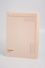 Guildhall Slipfile Manilla A4 Open 2 Sides 230gsm Cream (Pack 50) - 4609Z