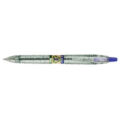 Pilot Ecoball Recycled Retractable Ballpoint Pen 1.0mm Tip 0.27mm Line Blue (Pack 10) 4902505621598