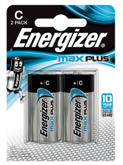 Energizer Max Plus C Alkaline Batteries (Pack 2) - E301324203