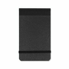 Silvine 78x127mm Casebound Hard Cover Elasticated Pocket Notebook Ruled 160 Pages Black (Pack 12) - 190