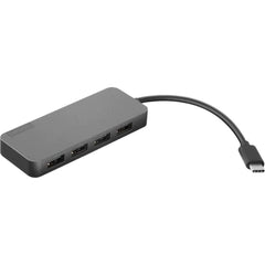 Lenovo USB-C to 4 Port USB-A Interface Hub Grey