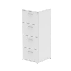 Impulse 4 Drawer Filing Cabinet White I000194 DD