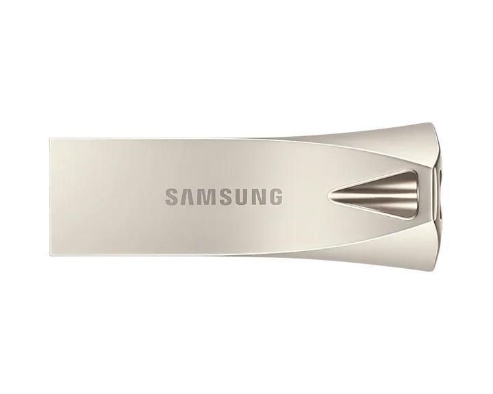 Samsung 64GB Bar Plus USB3.1 Flash Drive Champagne Silver Read Speeds of up to 300MBs Write Speeds of up to 30MBs