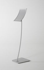 SECO Arc Menu Board Holder Steel Base A4 Silver - ARCA4-S DD