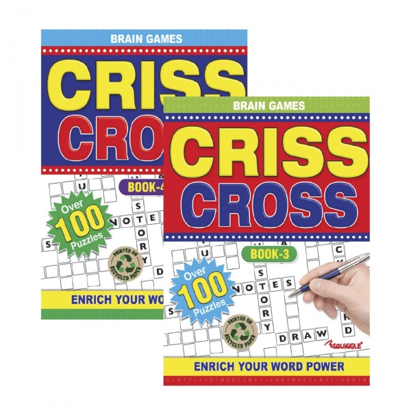 Crisscross Jumbo Puzzle Book - Books 1 and 2