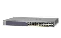 Netgear 24 Port Gigabit Power over Ethernet Pro Switch with 4x SFP