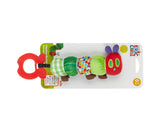 Rainbow Designs Very Hungry Caterpillar teether rattle for babies featuring colorful caterpillar design and soft, textured surface.