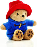 Red Paddington bear plush toy from Rainbow Designs, soft bean-filled plush with classic Paddington character features.