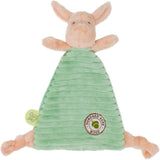Rainbow Designs Classic Piglet comfort blanket with soft fabric and colorful rainbow design, perfect for cuddling and comfort.