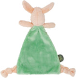 Rainbow Designs Classic Piglet comfort blanket with soft fabric and colorful rainbow design, perfect for cuddling.