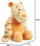 Soft plush Rainbow Designs Classic Cuddly Tigger toy featuring bright orange fur, black stripes, and a friendly expression.
