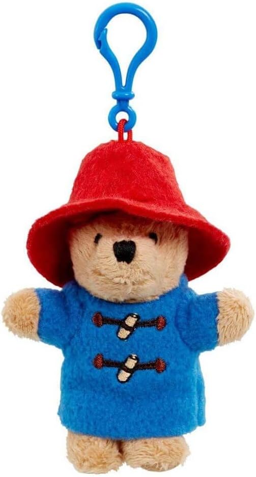 Rainbow Designs Classic Paddington Bear key chain featuring a soft plush Paddington toy with a detailed face and signature hat and coat.