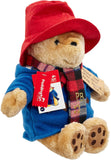 Soft plush Paddington bear toy with a colorful scarf by Rainbow Designs, featuring a cuddly and detailed Paddington character.