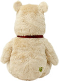 Rainbow Designs Winnie the Pooh soft toy from Hundred Acre Wood, plush character with yellow fur and red shirt, cuddly and cute.