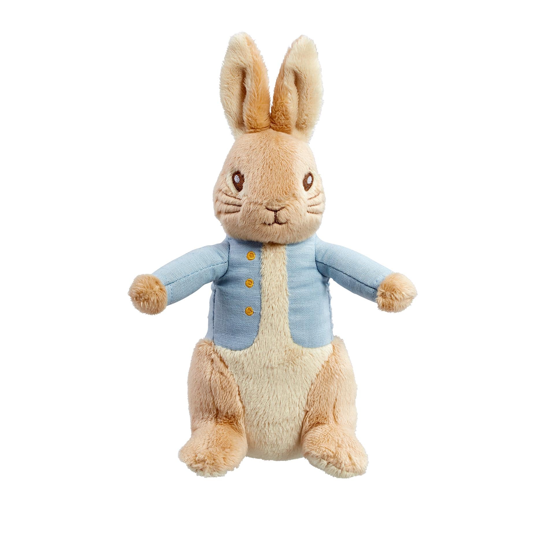 Rainbow Designs Small Peter Rabbit soft toy from the Once Upon a Time range, featuring a plush, detailed Peter Rabbit character.