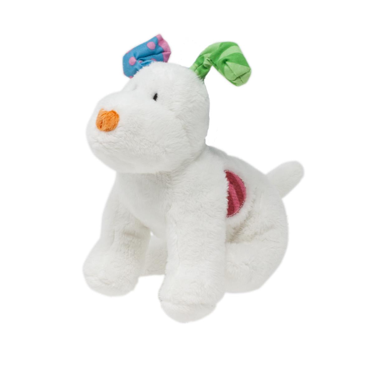 Rainbow Designs Snowdog soft toy, plush bean-filled toy with colorful snowdog design, perfect for cuddling or play.