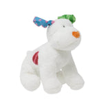 Rainbow Designs Snowdog soft toy, plush bean-filled toy with colorful snowdog design perfect for cuddling and play.
