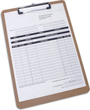 Pack of 12 Rapesco A4 hardboard clipboards with low-profile clips, ideal for secure document organization and writing.