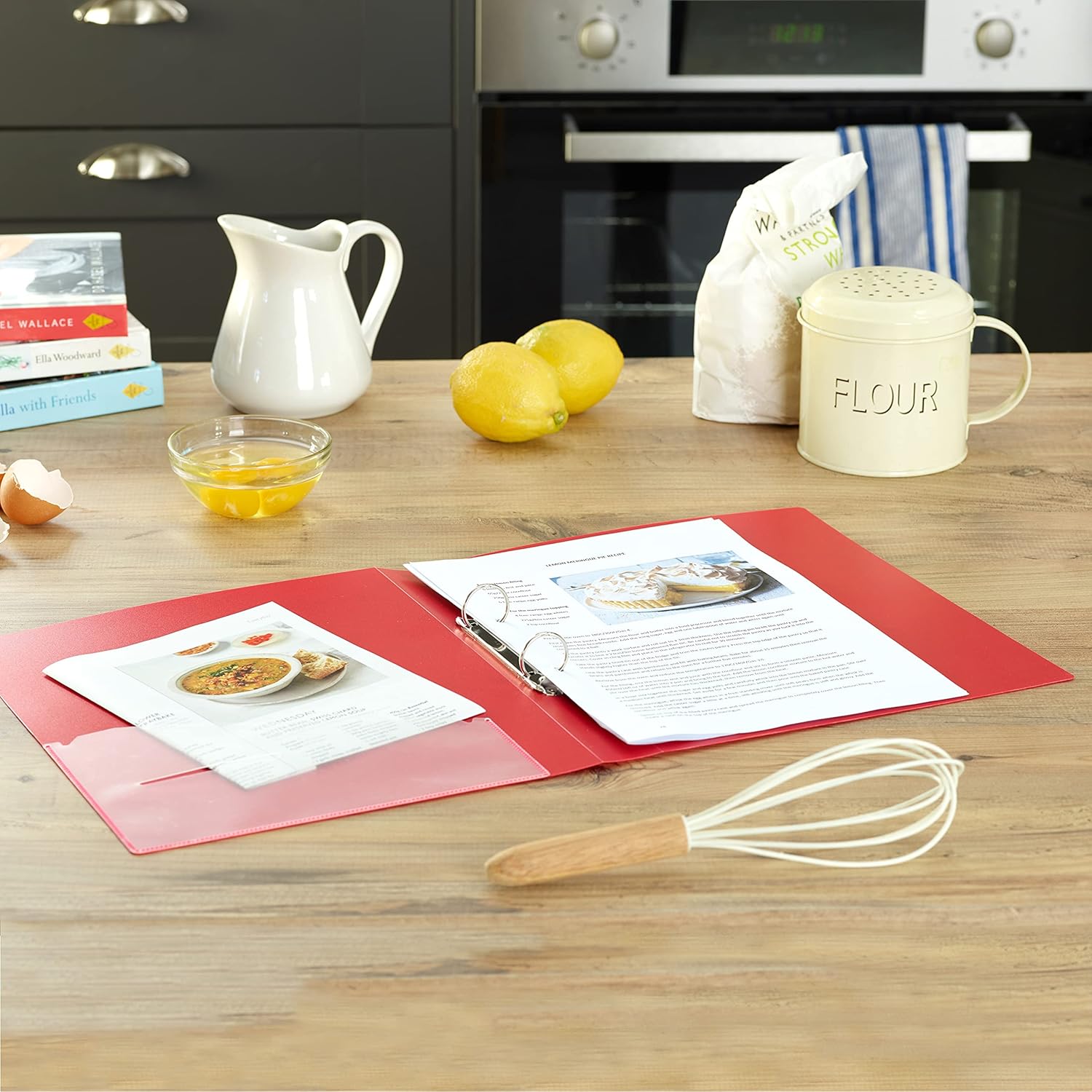 Rapesco Germ Savvy Antibacterial A4 2-ring binder with a 35mm spine in assorted colors, ideal for filing and storage.