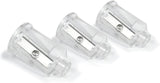 Rapesco 1485 PS12 USB replacement sharpening units for sharpeners, pack of 3, shown in the image.