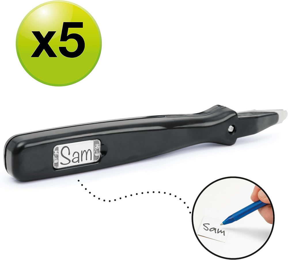 Black Rapesco 101 Staple Removers pack of 5, with ergonomic handles for easy staple removal on office or school documents.