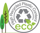Rapesco Luna Eco front-loading stapler in soft white with 2000 staples, antibacterial design and ergonomic features.