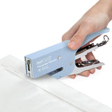 Rapesco Porpoise Classic Stapling Pliers in powder blue with 10,000 staples, ideal for office or home use.