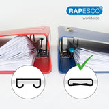 Rapesco Porpoise One Stapling Pliers with Staples, antibacterial stapling tool for office or home use
