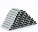 Rapesco galvanized staples, 24/6mm size, ideal for stationery and filing needs, shown in a pack of 5000.