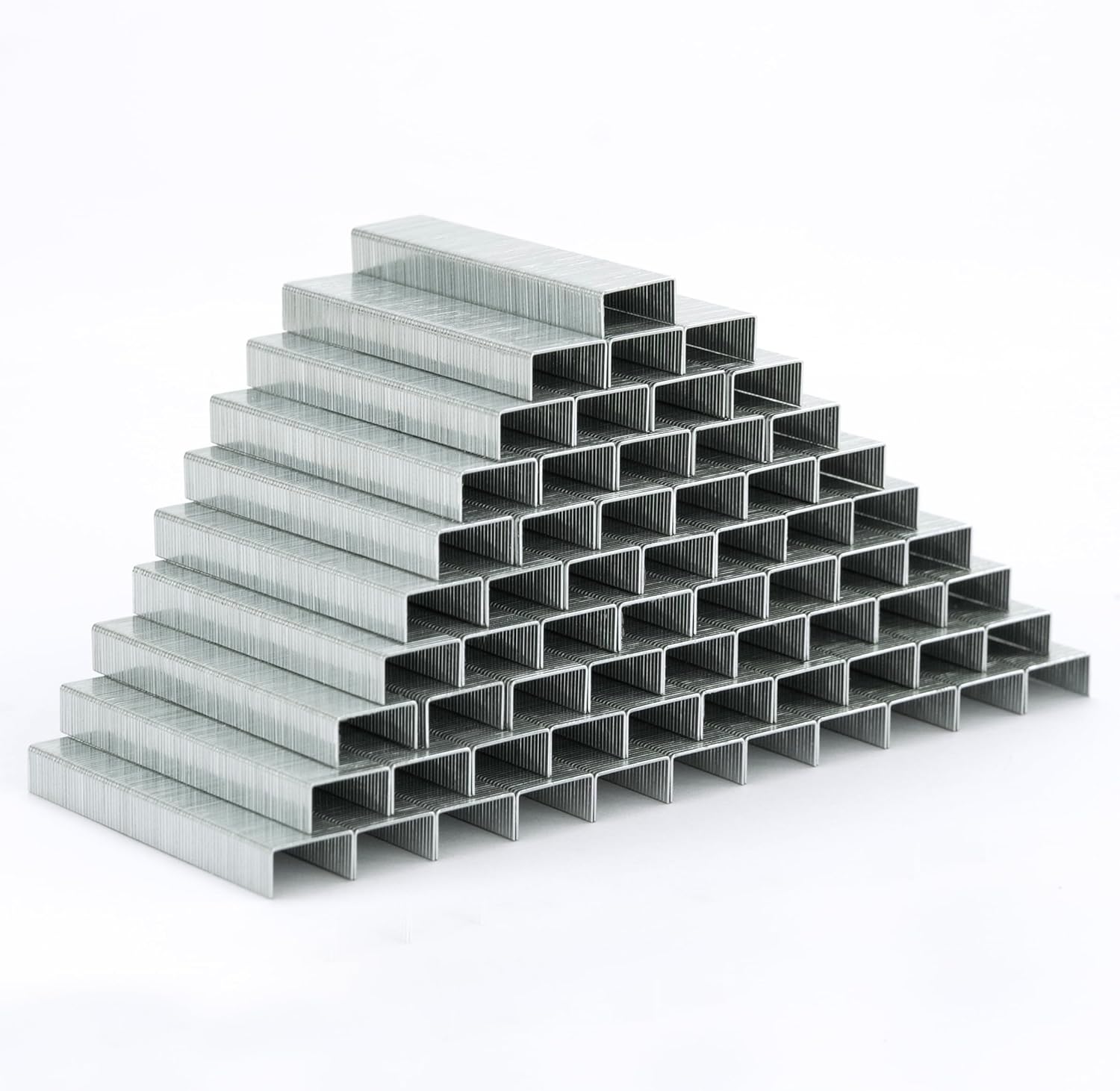 Rapesco galvanised silver staples 26/6mm in a box of 5000, suitable for stationery and filing tasks.