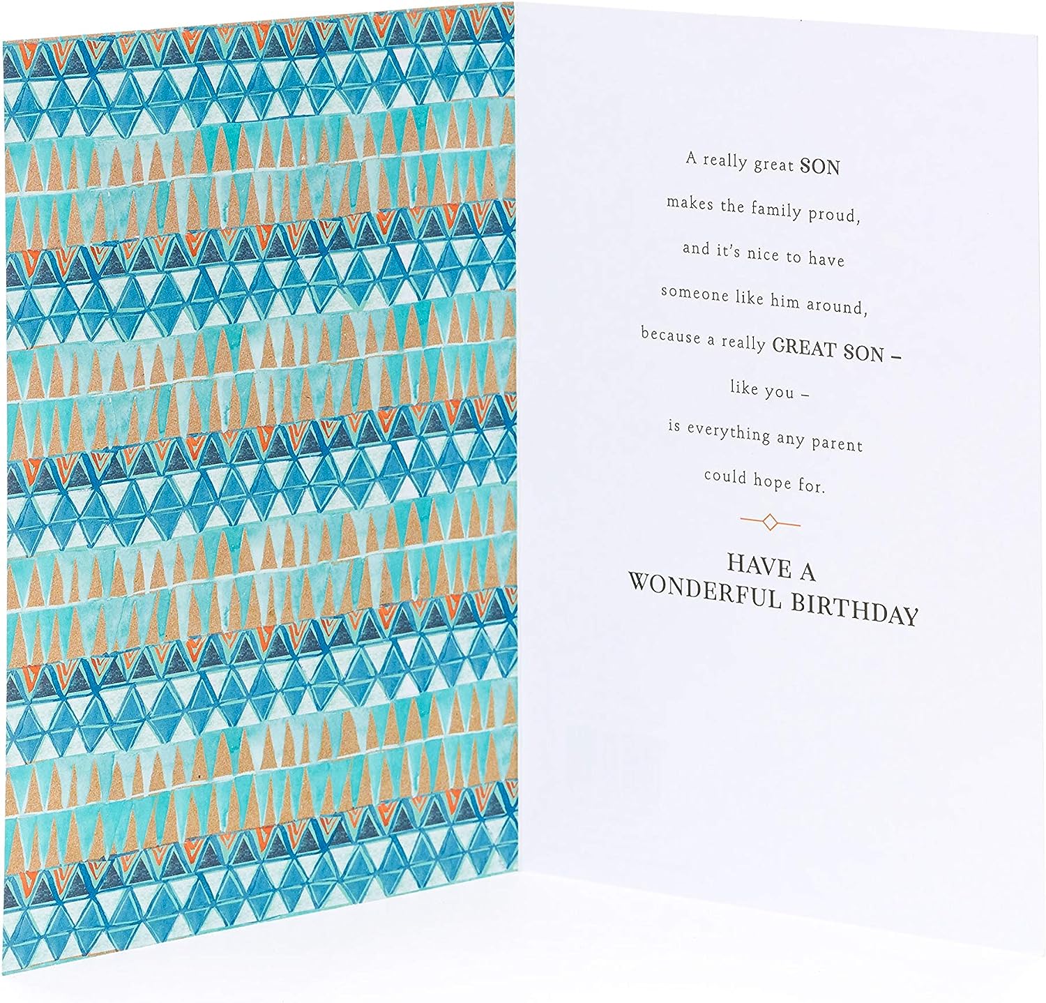 Son Birthday Card with Nice Words